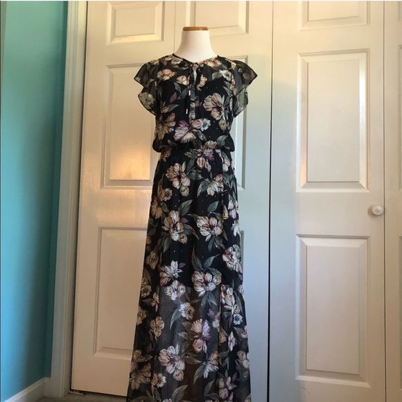 WHBM Floral Maxi Dress - Picture 5 of 8
